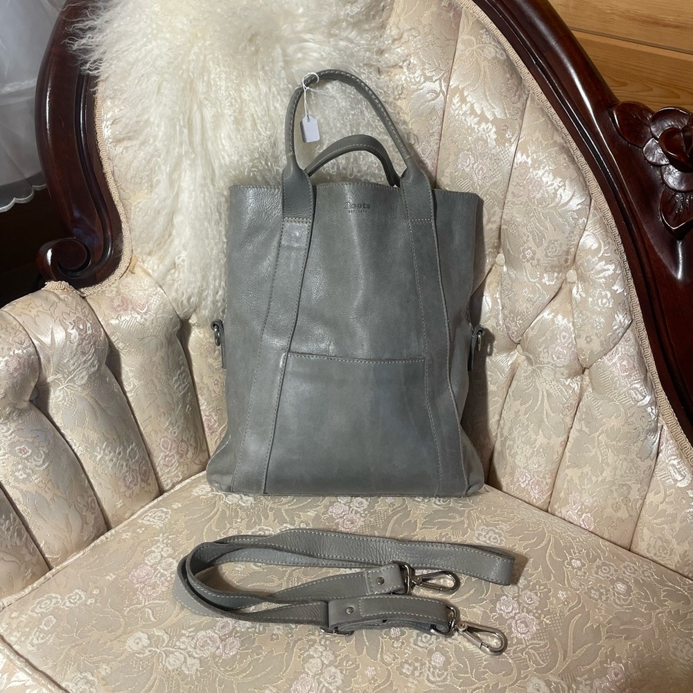 Roots Ella Tribe leather tote bag
